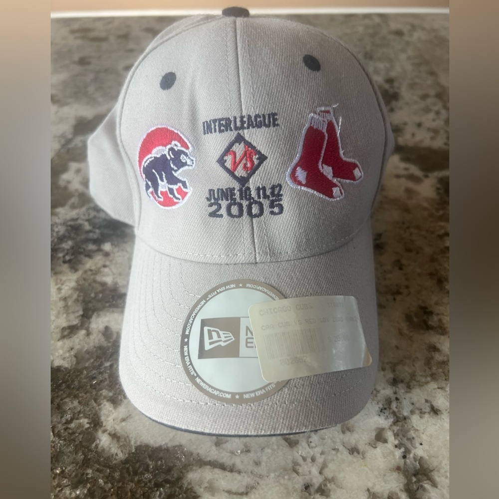 Vintage Commemorative Baseball Cap- Cubs Vs. Red Sox-